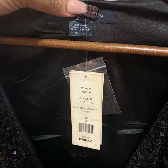 French Connection Sequin Blouse - Size 6 - Picture 9 of 9